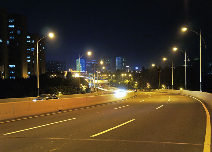 广州市新光快速路照明工程